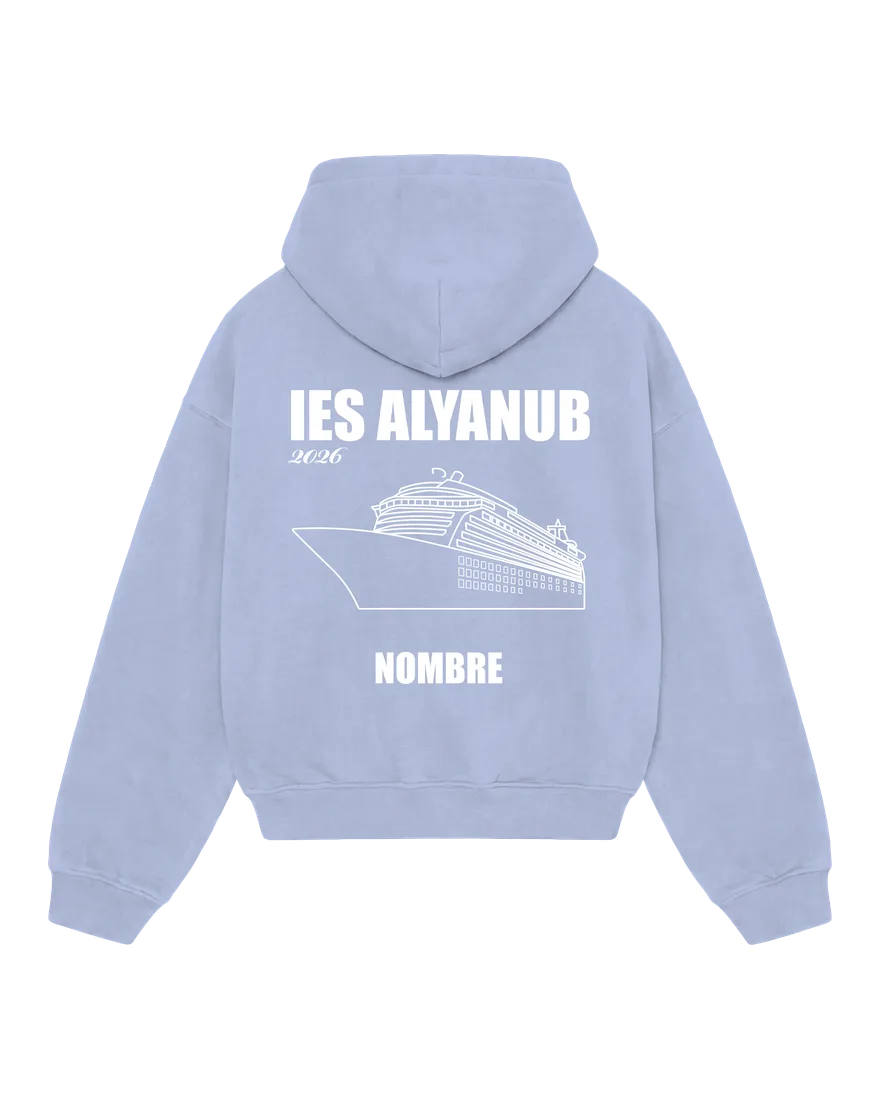 Sudadera personalizada de viaje de estudios (I.E.S. Alyanub)